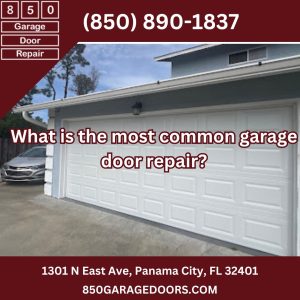 What is the most common garage door repair?