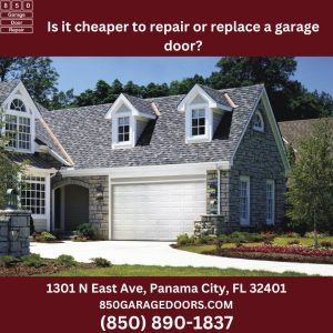 Is it cheaper to repair or replace a garage door