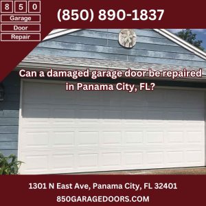 Can a damaged garage door be repaired in Panama City, FL?